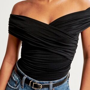 Wrap Ruched Bodysuit